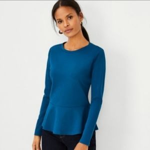 Ann Taylor Peplum Top